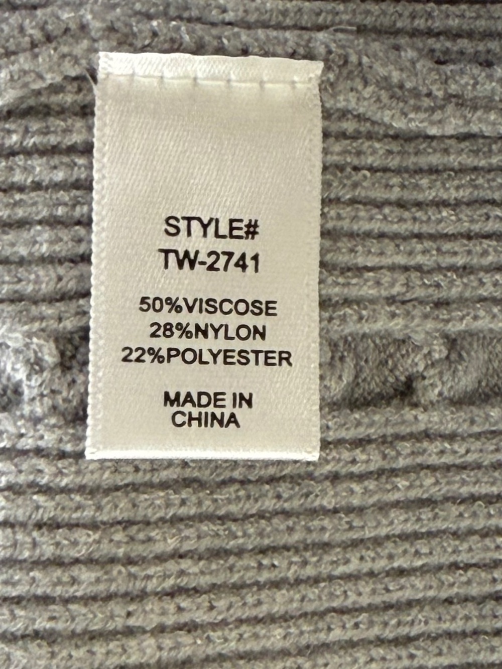 Zenana Premium Viscose Blend H Grey Knit Pants Set NWOT - Picture 8 of 8